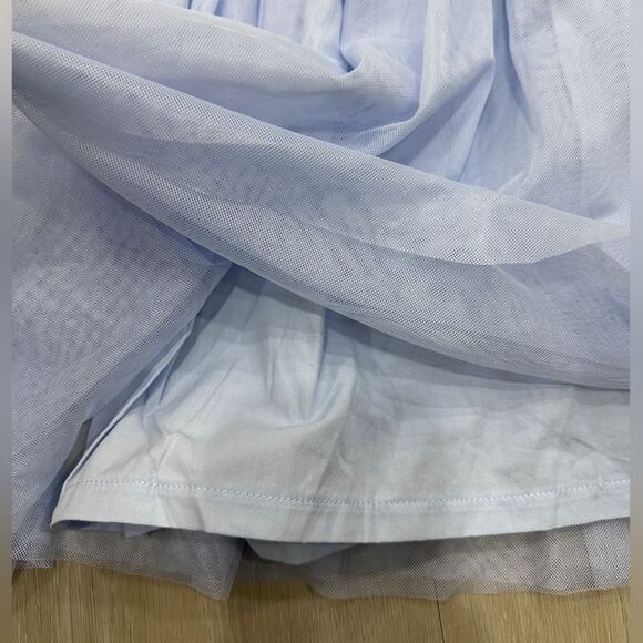 Crewcuts Sweater Dress Girls Size 10 Periwinkle Blue Tutu Long Sleeve Casual NWT - Picture 3 of 5